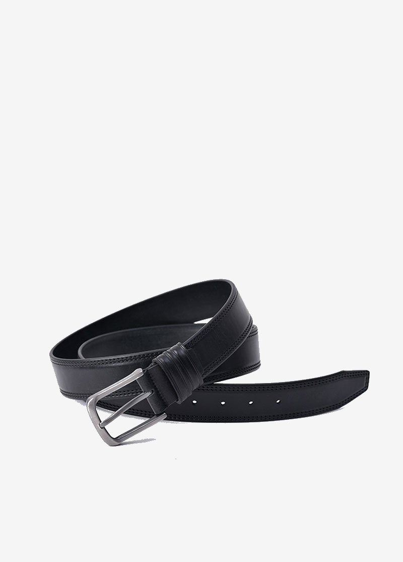 کمربند چرم مدل کلاسیک 006 رنگ مشکی